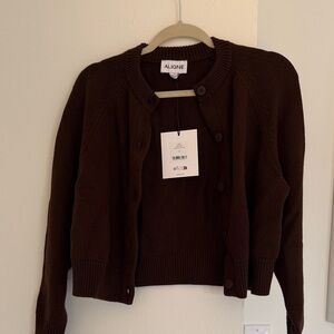 NWT - Aligne Tania Cardigan Chocolate